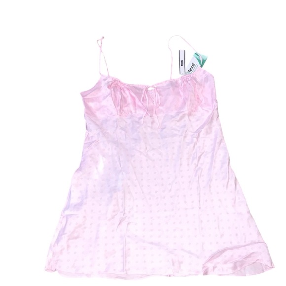 Victoria’s Secret PINK Babydoll Mini Slip Dress Pink Size L NWT - Picture 8 of 10
